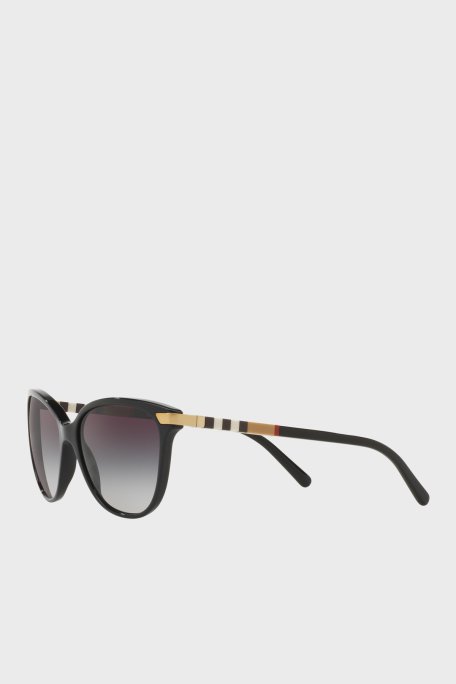 Burberry Cat Eye Güneş Bayan Gözlük 0BE4216 30018G 57 Siyah - Burberry (1)