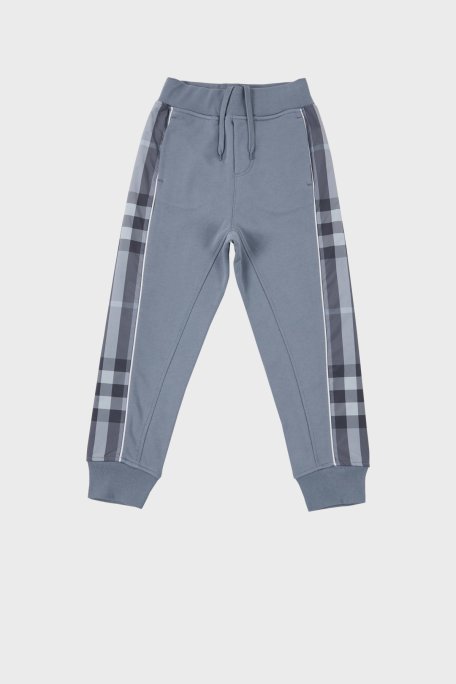 Burberry Pamuklu Çocuk Jogger Pantolon 8047433 SHALE BLUE MAVİ - Burberry