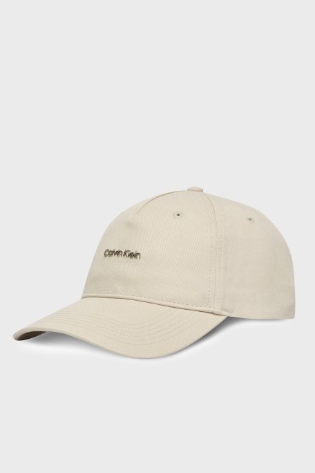 Calvin Klein % 100 Pamuk Logolu LV04D5080GACE Erkek Şapka LV04D5080G ACE TAŞ - Calvin Klein