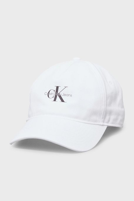 Calvin Klein % 100 Pamuk Logolu LV04G5032GYAF Erkek Şapka LV04G5032G YAF BEYAZ - Calvin Klein