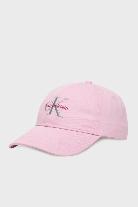 Calvin Klein % 100 Pamuk Logolu LV04K5026GIYB Bayan Şapka LV04K5026G IYB PEMBE - Calvin Klein