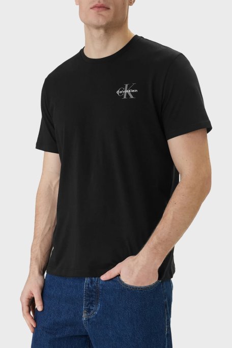 Calvin Klein % 100 Pamuk Regular Fit Bisiklet Yaka 2 Pack LV04RF279G3GE Erkek T Shirt LV04RF279G 3GE SİYAH-BEYAZ - Calvin Klein