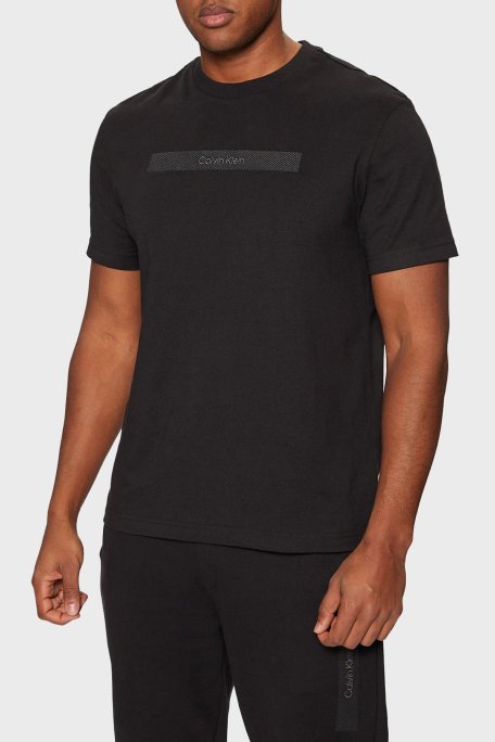Calvin Klein % 100 Pamuk Regular Fit Bisiklet Yaka K10K113791BEH Erkek T Shirt K10K113791 BEH SİYAH - Calvin Klein
