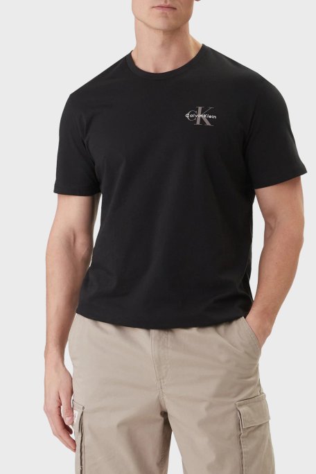 Calvin Klein % 100 Pamuk Regular Fit Logolu Bisiklet Yaka 2 Pack LV04RF279G9IC Erkek T Shirt LV04RF279G 9IC SİYAH-SİYAH - Calvin Klein