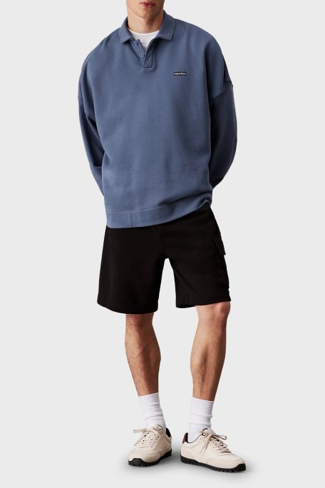 Calvin Klein % 100 Pamuk Regular Fit Normal Bel Cepli J30J327284BEH Erkek Short J30J327284 BEH SİYAH - Calvin Klein (1)