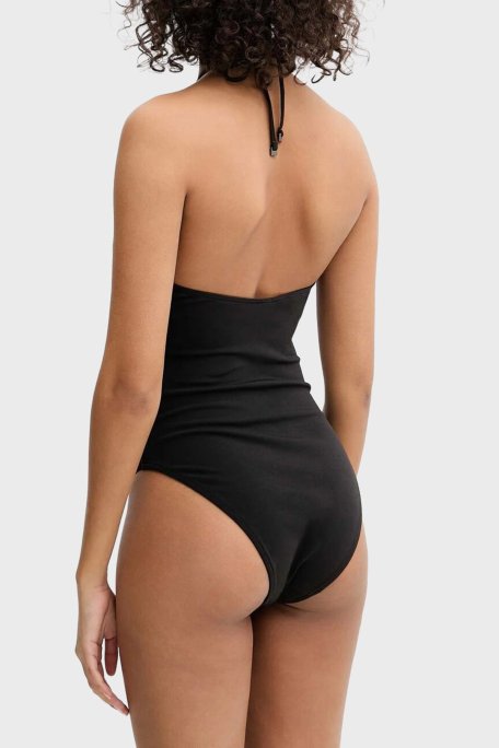 Calvin Klein Boyundan Bağlamalı Halka Detaylı KW0KW02813BEH Bayan Mayo KW0KW02813 BEH SİYAH - Calvin Klein (1)