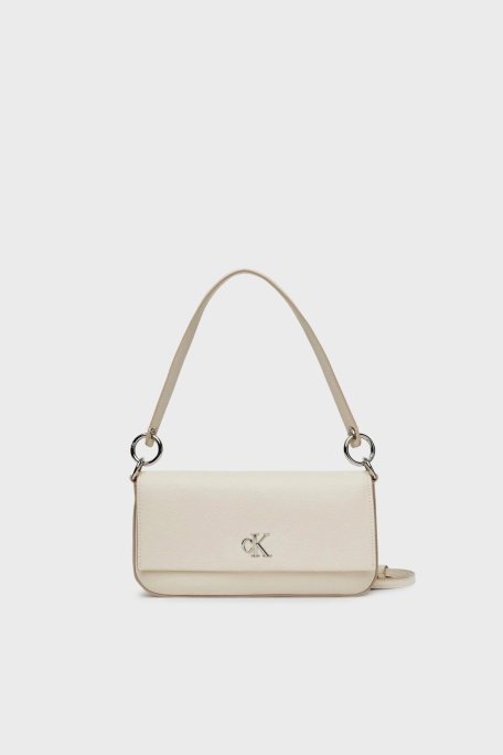 Calvin Klein Çıkarılabilir Askılı LV04K3161G67U Bayan Çanta LV04K3161G 67U EKRU - Calvin Klein