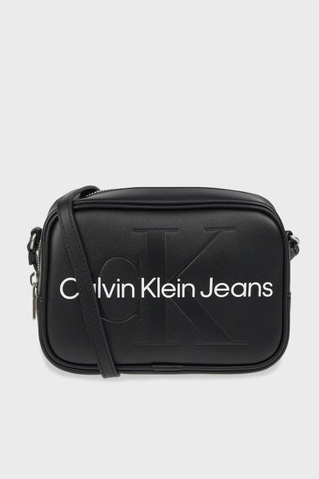 Calvin Klein Fermuarlı Ayarlanabilir Omuz Askılı Camera K60K610275BDS Bayan Çanta K60K610275 BDS SİYAH - Calvin Klein