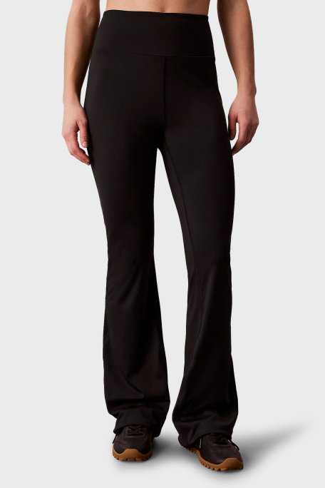 Calvin Klein Flare Fit Yüksek Bel Geniş Paça Sport LVGWS6L648UB1 Kadın Tayt LVGWS6L648 UB1 SİYAH - Calvin Klein