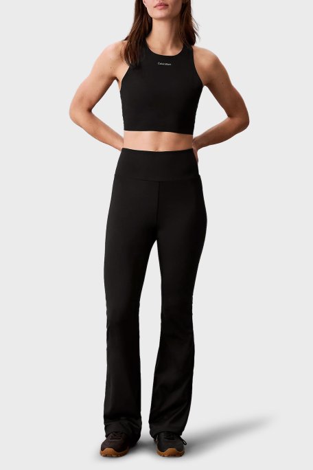 Calvin Klein Flare Fit Yüksek Bel Geniş Paça Sport LVGWS6L648UB1 Kadın Tayt LVGWS6L648 UB1 SİYAH - Calvin Klein (1)