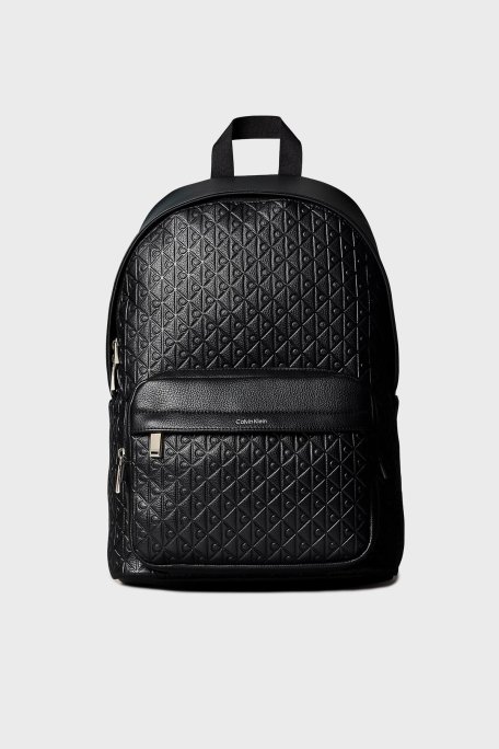 Calvin Klein Kabartma Logolu Ayarlanabilir Omuz Askılı LV04D3202GUB1 Erkek Sırt Çantası LV04D3202G UB1 SİYAH - Calvin Klein