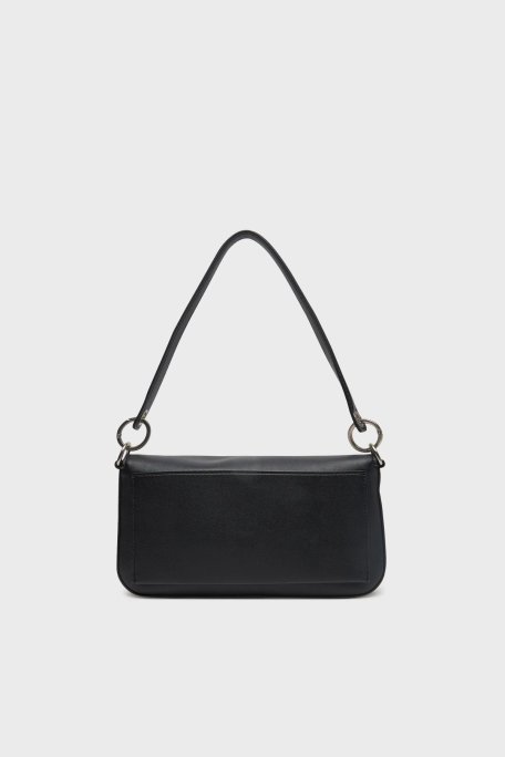 Calvin Klein Kabartma Logolu Omuz Askılı LV04K3148GUB1 Bayan Çanta LV04K3148G UB1 SİYAH - Calvin Klein (1)