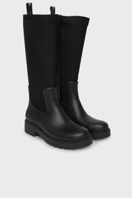 Calvin Klein Kalın Taban Fermuarlı Uzun YW0YW02002BEH Bayan Çizme YW0YW02002 BEH SİYAH - Calvin Klein (1)