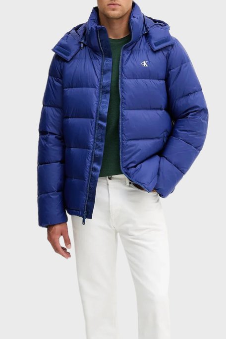 Calvin Klein Kapitoneli Regular Fit Çıkarılabilir Kapüşonlu LV04RC518GIZ4 Erkek Mont LV04RC518G IZ4 MOR - Calvin Klein (1)