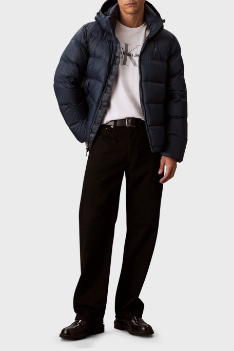 Calvin Klein Kapitoneli Regular Fit Çıkarılabilir Kapüşonlu LV04RC518GPPK Erkek Mont LV04RC518G PPK LACİVERT - Calvin Klein (1)