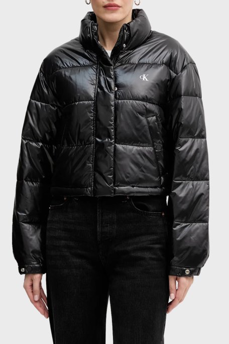 Calvin Klein Kapitoneli Regular Fit Dik Yaka Şişme LV047D504GUB1 Bayan Mont LV047D504G UB1 SİYAH - Calvin Klein