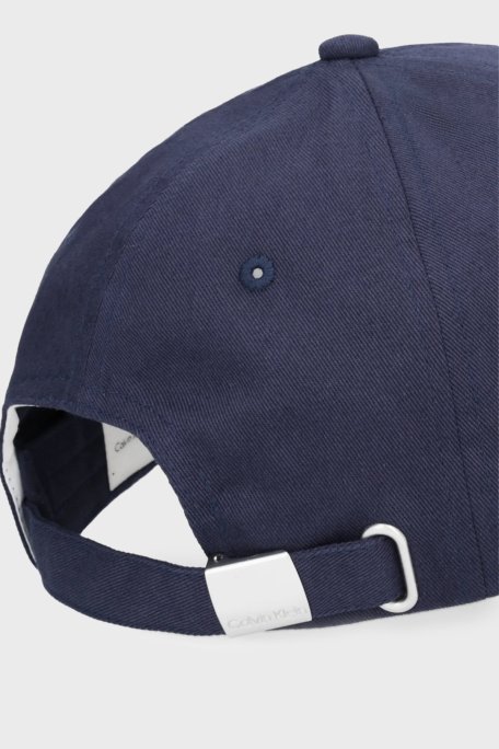 Calvin Klein Logo Detaylı % 100 Pamuk LV04F5085GVEK Bayan Şapka LV04F5085G VEK LACİVERT - Calvin Klein (1)