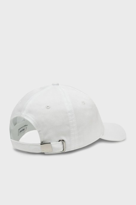 Calvin Klein Logolu % 100 Pamuk K60K610525YAF Bayan Şapka K60K610525 YAF BEYAZ - Calvin Klein (1)