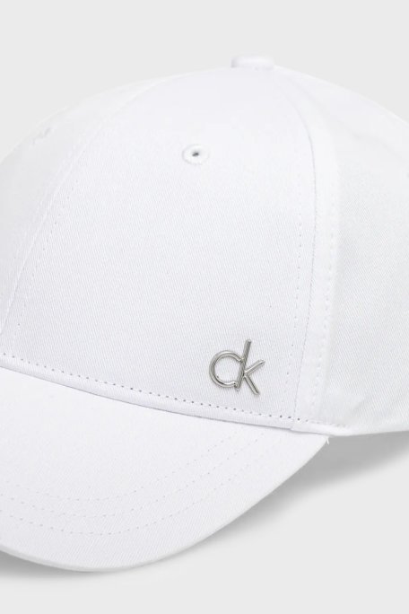 Calvin Klein Logolu % 100 Pamuk K60K613102YAF Bayan Şapka K60K613102 YAF BEYAZ - Calvin Klein (1)