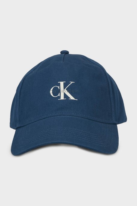 Calvin Klein Logolu % 100 Pamuk LV04G5032GCGJ Erkek Şapka LV04G5032G CGJ LACİVERT - Calvin Klein