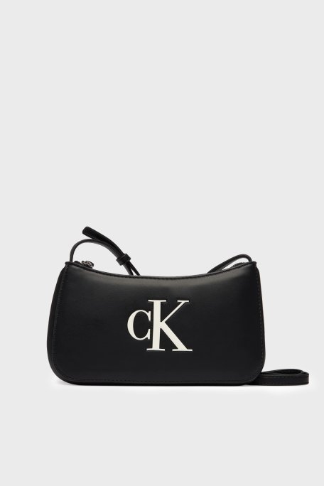 Calvin Klein Logolu Ayarlanabilir Askılı LV04F1125G3L2 Bayan Çanta LV04F1125G 3L2 SİYAH - Calvin Klein
