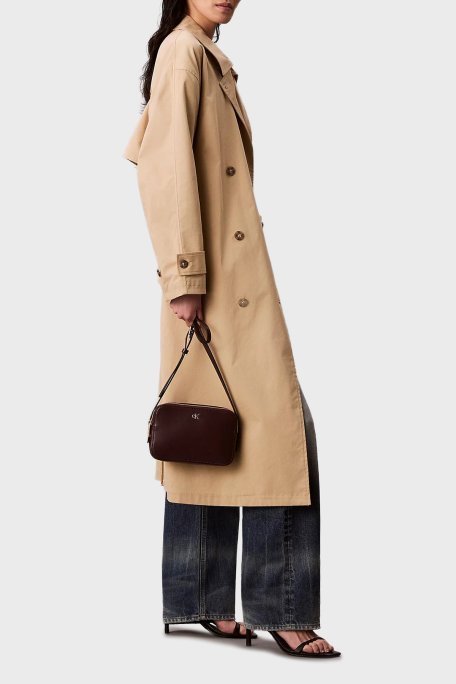 Calvin Klein Logolu Ayarlanabilir Askılı LV04F3173GBAP Bayan Çanta LV04F3173G BAP BORDO - Calvin Klein (1)