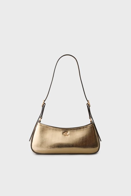 Calvin Klein Logolu Ayarlanabilir Askılı LV04F3304G3JG Bayan Çanta LV04F3304G 3JG GOLD - Calvin Klein