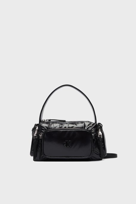 Calvin Klein Logolu Ayarlanabilir Askılı LV04F3405GUB1 Bayan Çanta LV04F3405G UB1 SİYAH - Calvin Klein