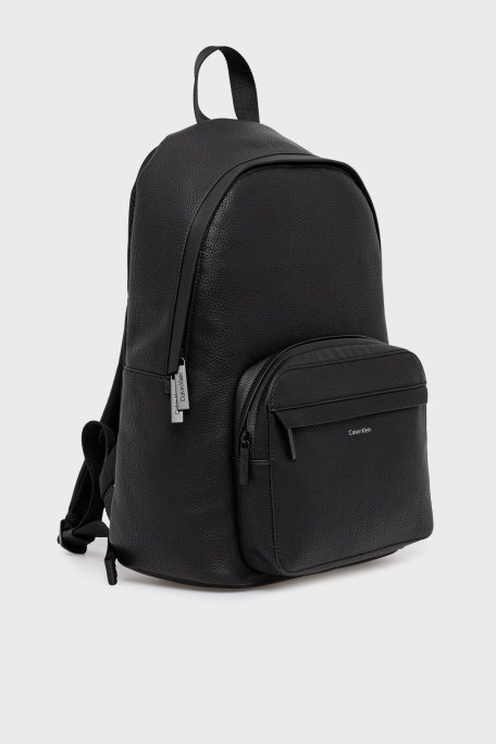 Calvin Klein Logolu Ayarlanabilir Çift Askılı LV04D3081GUB1 Erkek Sırt Çantası LV04D3081G UB1 SİYAH - Calvin Klein (1)