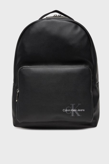 US Calvin Klein Logolu Ayarlanabilir Çift Askılı LV04G3042GUB1 Erkek Sırt Çantası LV04G3042G UB1 SİYAH - Calvin Klein