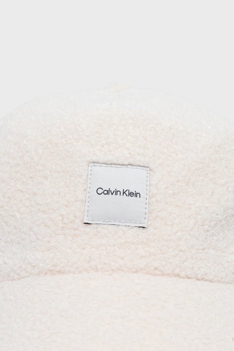 Calvin Klein Logolu Buklet LV04F5026GQYJ Bayan Şapka LV04F5026G QYJ EKRU - Calvin Klein (1)