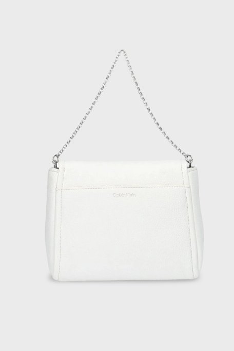 Calvin Klein Logolu Çıkarılabilir Askılı LV04F3511G4LX Kadın Çanta LV04F3511G 4LX BEYAZ - Calvin Klein (1)