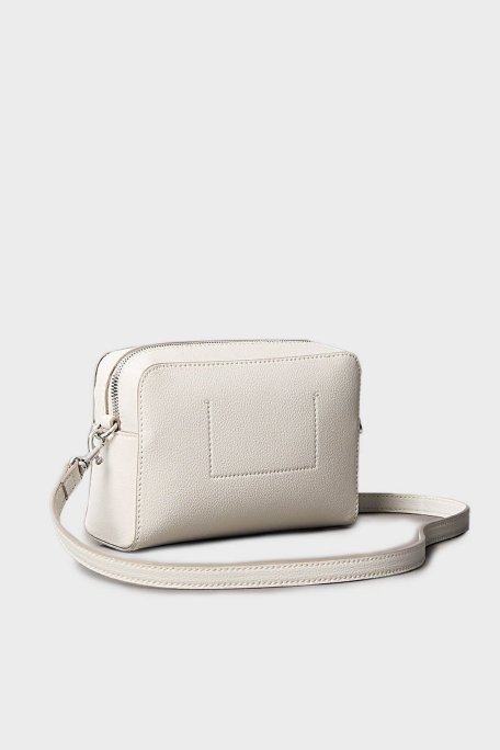 Calvin Klein Logolu Çıkarılabilir Askılı LV04K3162GCJH Bayan Çanta LV04K3162G CJH BEYAZ - Calvin Klein (1)