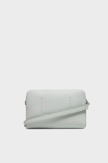 US Calvin Klein Logolu Çıkarılabilir Askılı LV04K3162GGN9 Bayan Çanta LV04K3162G GN9 AÇIK GRİ - Calvin Klein (1)