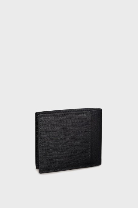 Calvin Klein Logolu Deri LV04D1071GUB1 Erkek Cüzdan LV04D1071G UB1 SİYAH - Calvin Klein (1)