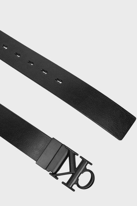 Calvin Klein Logolu Deri LV04D7049GV8N Erkek Kemer LV04D7049G V8N SİYAH - Calvin Klein (1)