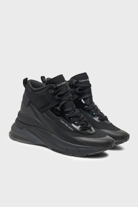 Calvin Klein Logolu Dolgu Topuklu Bilekli Sneaker YW0YW0157101R Bayan Ayakkabı YW0YW01571 01R SİYAH - Calvin Klein (1)