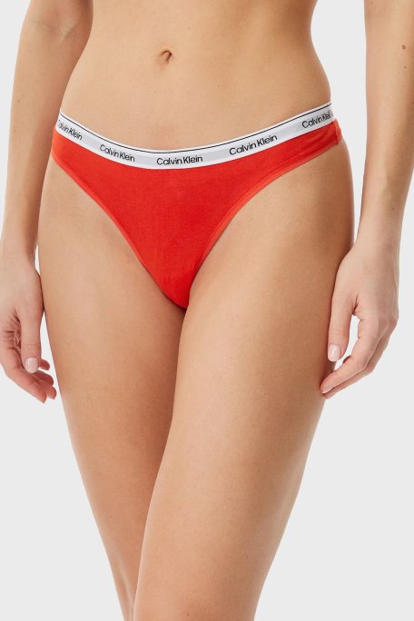 Calvin Klein Logolu Elastik Bel Bantlı Pamuklu 5 Pack 000QD5221EW9V Bayan Külot 000QD5221E W9V ÇOK RENKLİ - Calvin Klein (1)