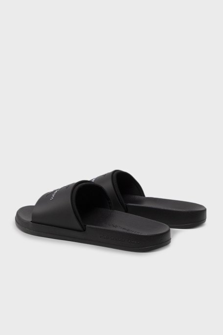 Calvin Klein Logolu Erkek Terlik YM0YM00361 BDS SİYAH - Calvin Klein (1)