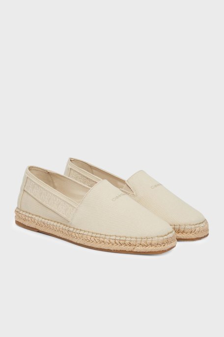 Calvin Klein Logolu Espadril HM0HM02075PDV Erkek Ayakkabı HM0HM02075 PDV BEJ - Calvin Klein (1)