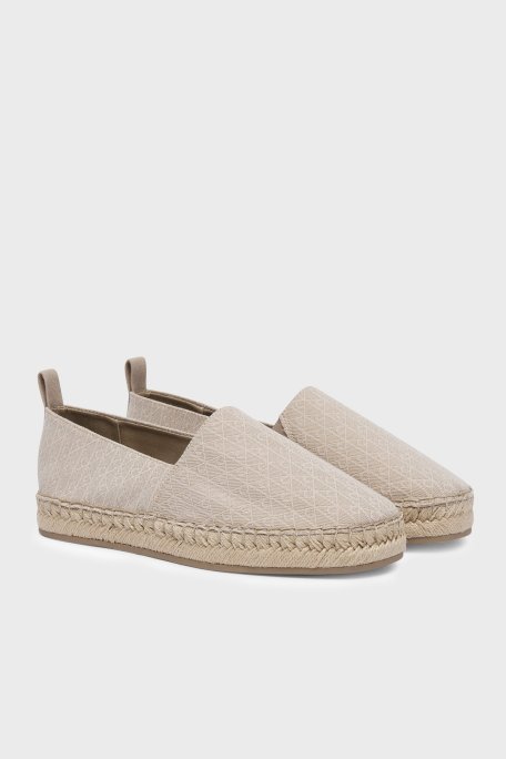 Calvin Klein Logolu Espadril Kadın Ayakkabı HW0HW02933 A04 BEJ - Calvin Klein (1)