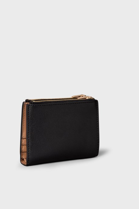 Calvin Klein Logolu Fermuarlı LV04F1135G332 Kadın Cüzdan LV04F1135G 332 SİYAH - Calvin Klein (1)