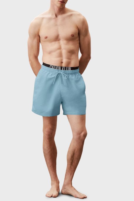 Calvin Klein Logolu LV00N61015CW1 Erkek Mayo Short LV00N61015 CW1 MAVİ - Calvin Klein (1)