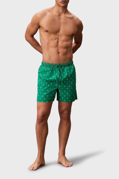 Calvin Klein Logolu LV00N6102733T Erkek Mayo Short LV00N61027 33T YEŞİL - Calvin Klein (1)