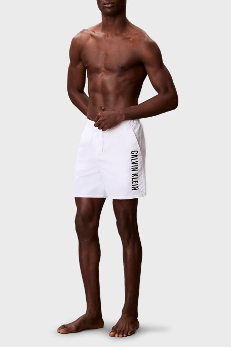 Calvin Klein Logolu LV00N61047100 Erkek Mayo Short LV00N61047 100 BEYAZ - Calvin Klein (1)