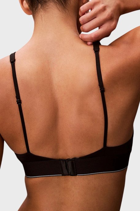 Calvin Klein Logolu LV00QF8703UB1 Bayan Sütyen LV00QF8703 UB1 SİYAH - Calvin Klein (1)