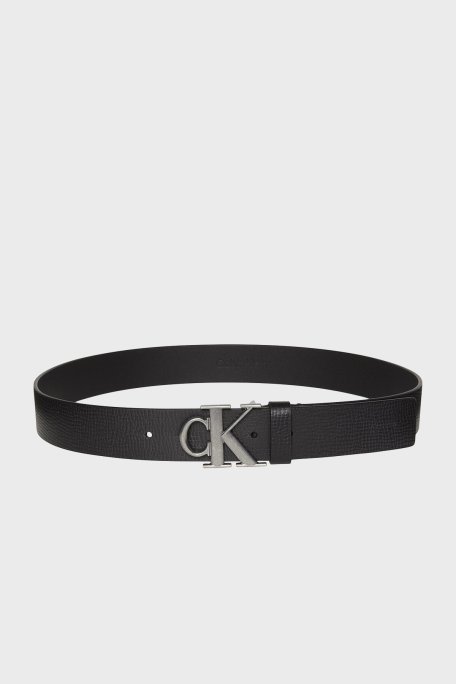 Calvin Klein Logolu LV04D7085GV8L Erkek Kemer LV04D7085G V8L SİYAH - Calvin Klein