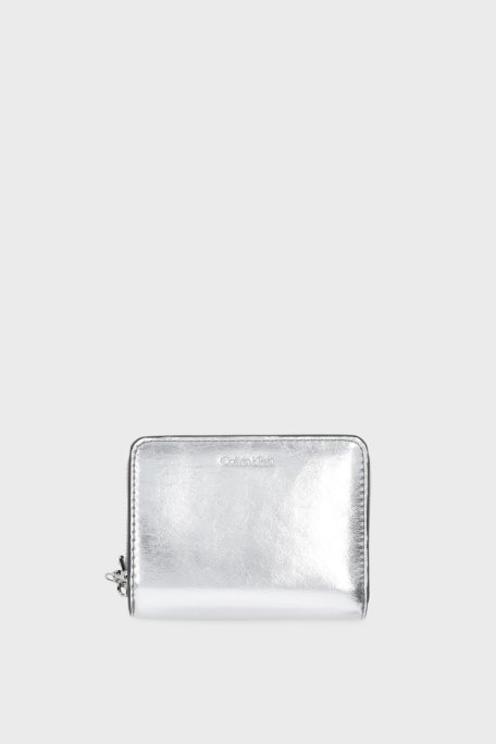 Calvin Klein Logolu LV04F1103G3JH Bayan Cüzdan LV04F1103G 3JH GÜMÜŞ - Calvin Klein