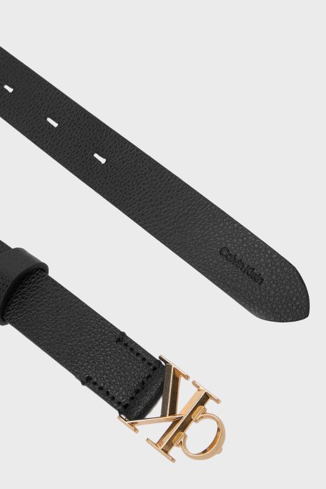 Calvin Klein Logolu LV04F7060GYIH Bayan Kemer LV04F7060G YIH SİYAH - Calvin Klein (1)