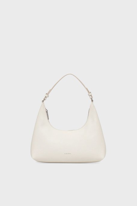 Calvin Klein Logolu Omuz Askılı LV04F3272GFUP Bayan Çanta LV04F3272G FUP EKRU - Calvin Klein